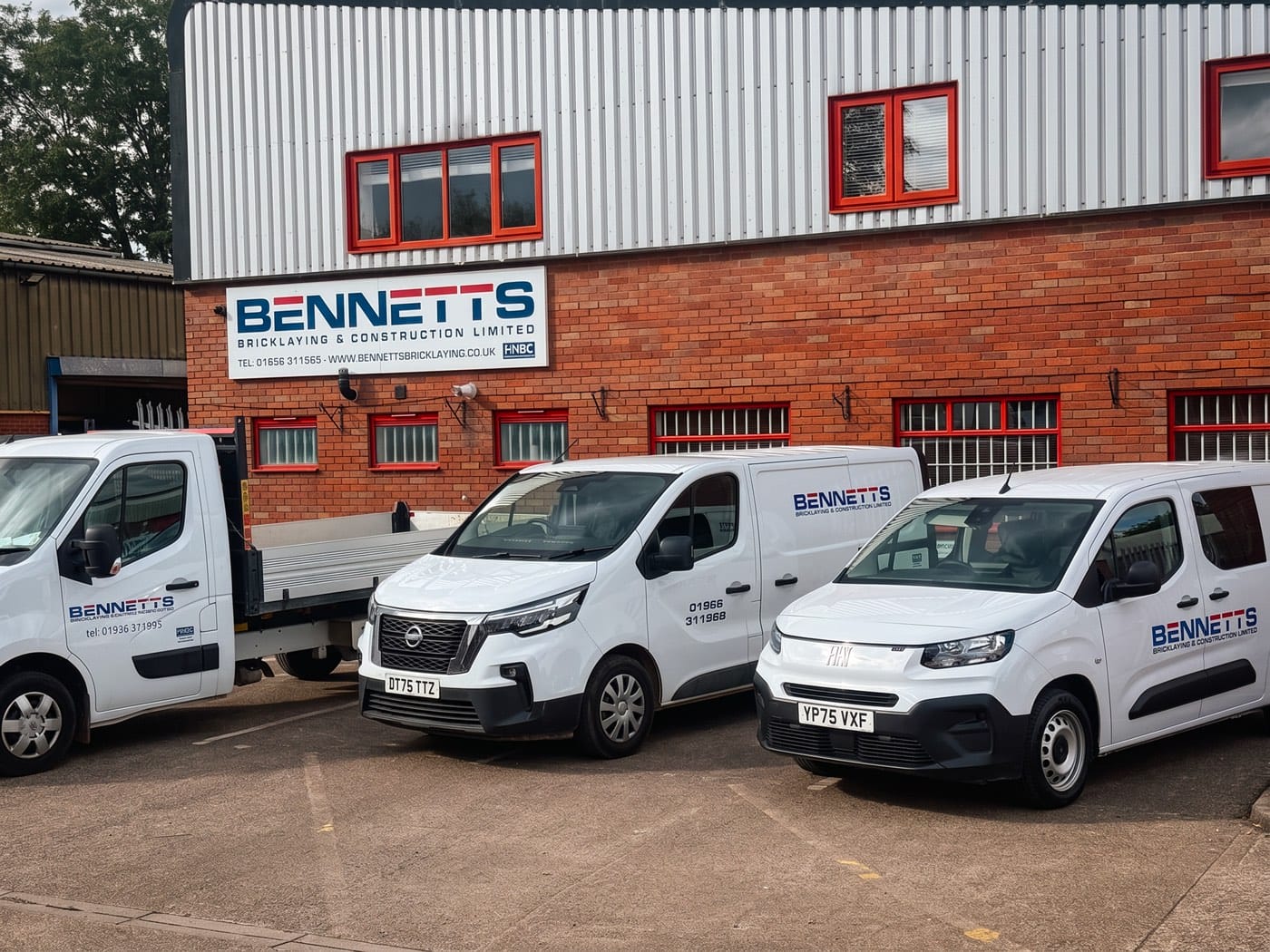 The Bennetts team on site